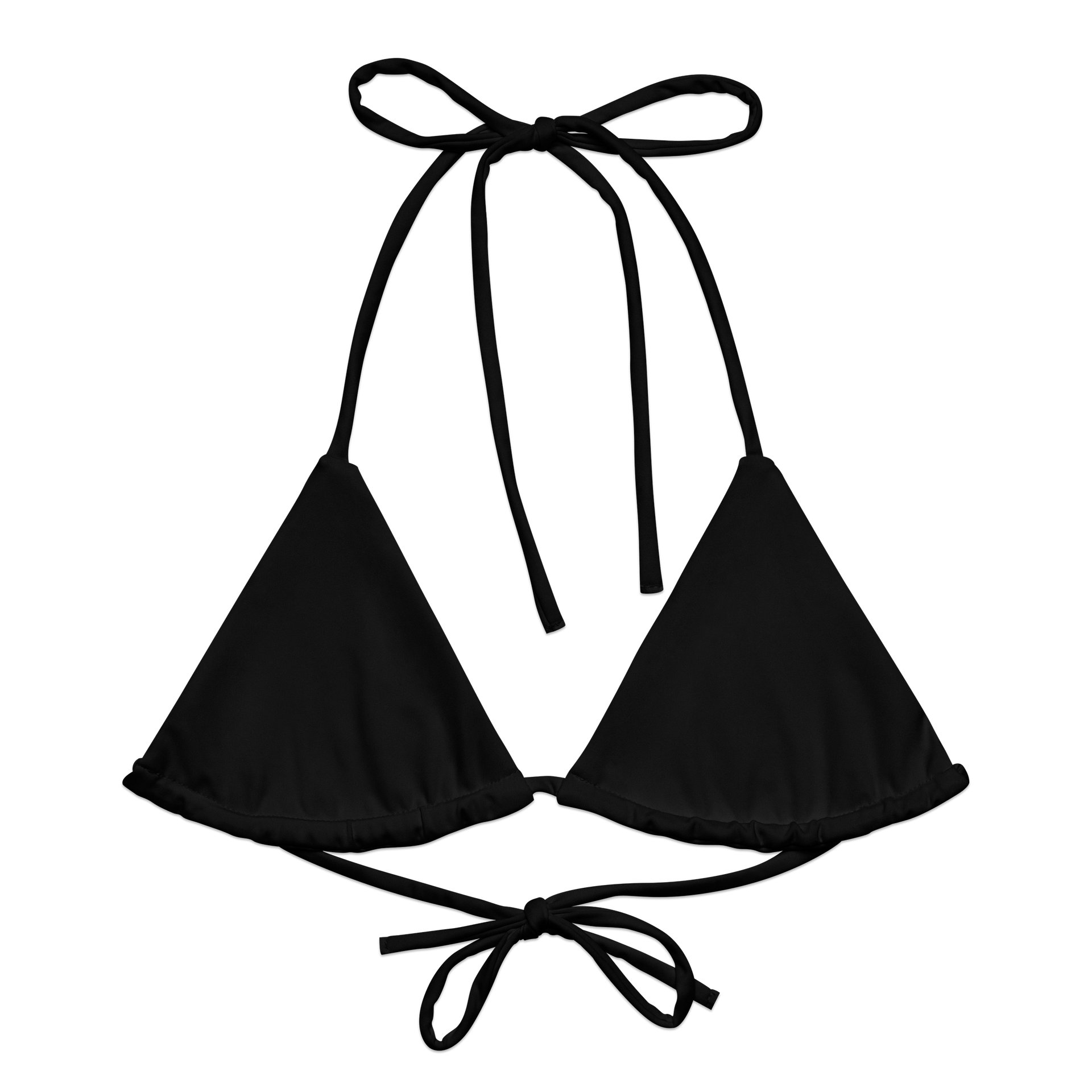 Eco-Chic Adjustable String Bikini Top product image (2)