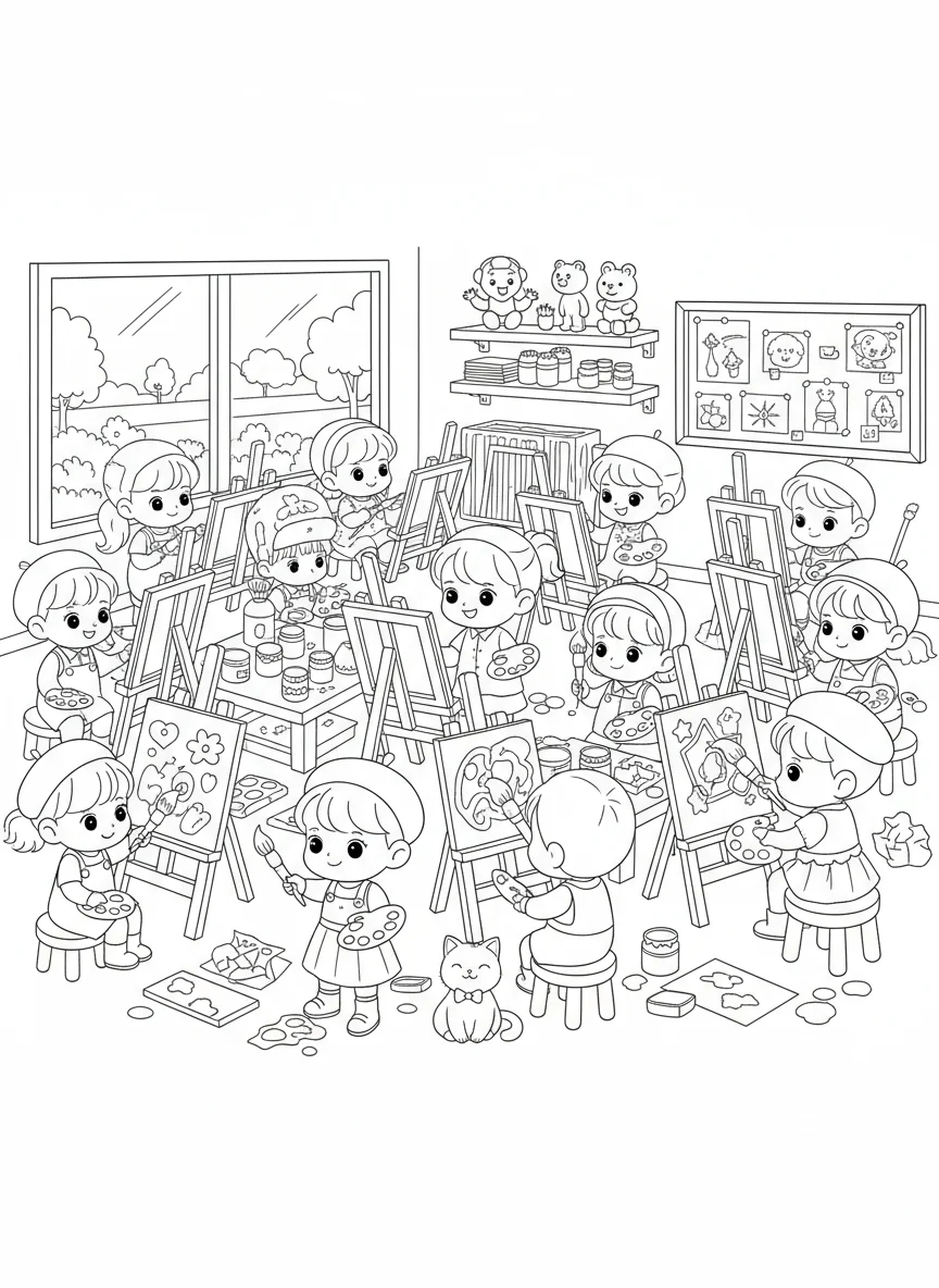 The Ultimate Kawaii Learning & Coloring Bundle product image (6)