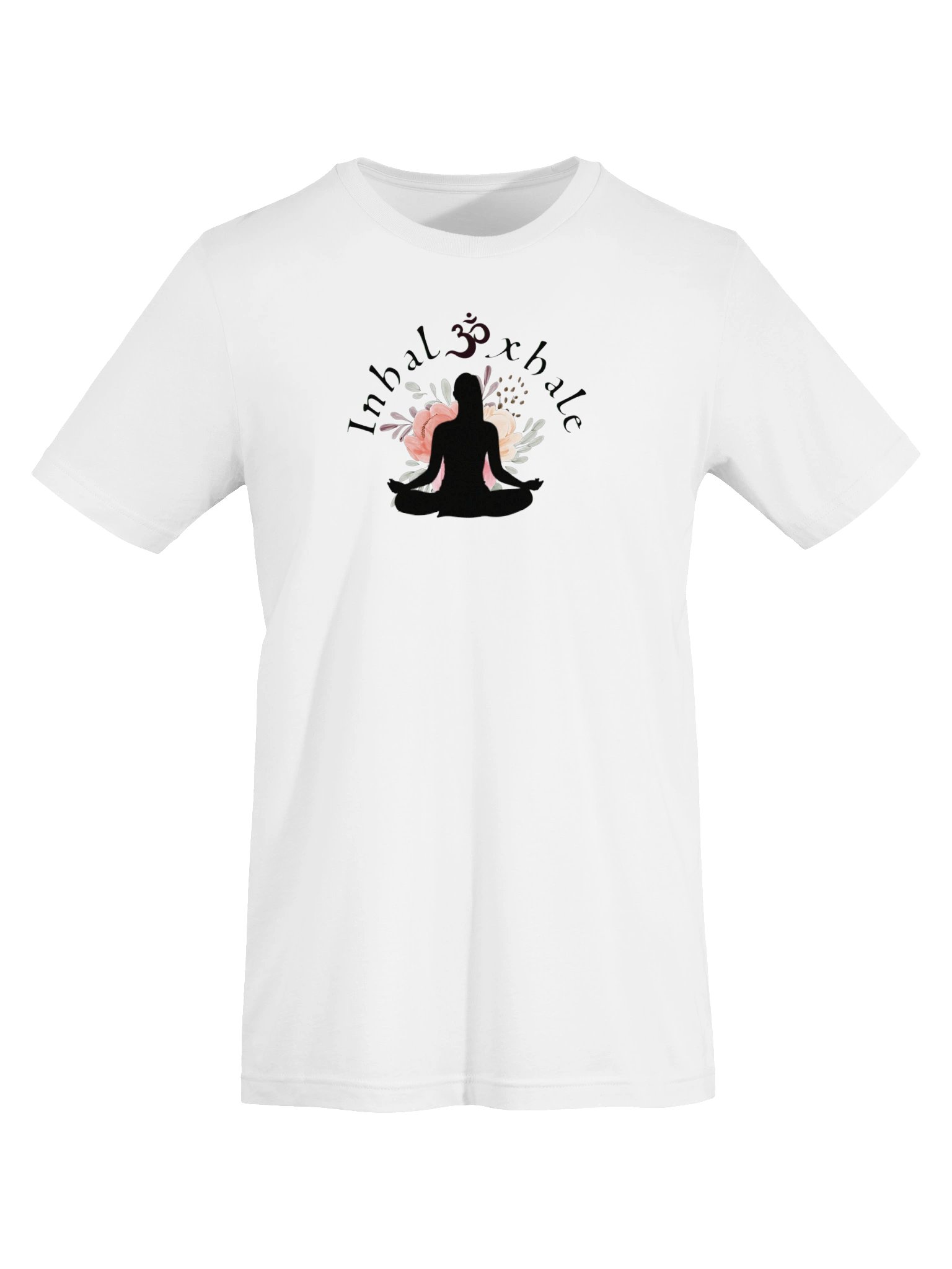 Inhale Exhale Om Meditation Floral Tee product image (5)