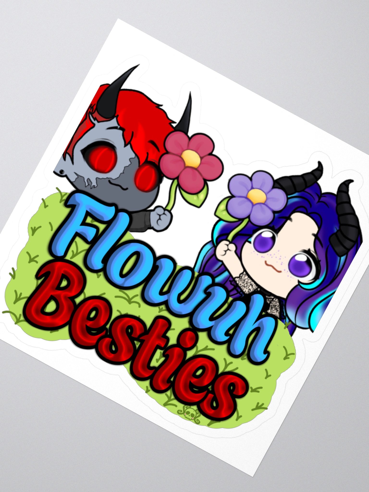 Flowuh Besties Sticker product image (2)