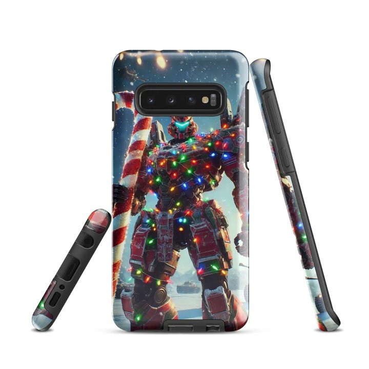 Holiday Mecha Samsung Tough Case – Festive Warrior Edition product image (1)