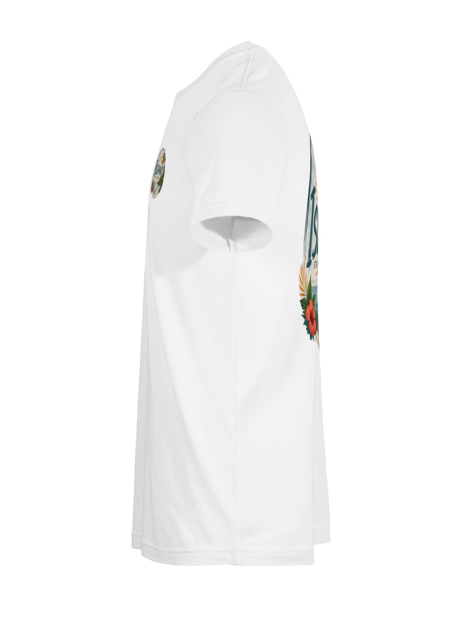 Island State of Mind Tropical Escape Tee - White product image (9)