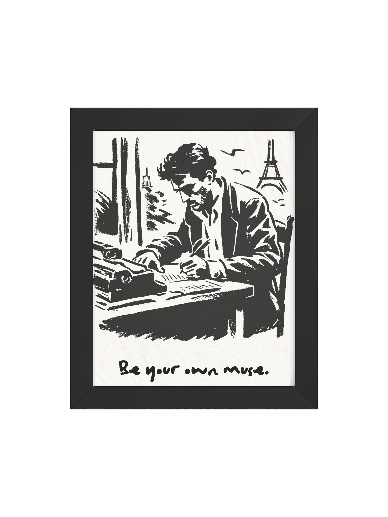 Be Your Own Muse Framed Paris Poster product image (22)