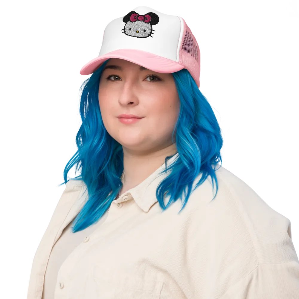 Hello Kitty x Minnie Trucker Hat (Pink Bow) product image (8)