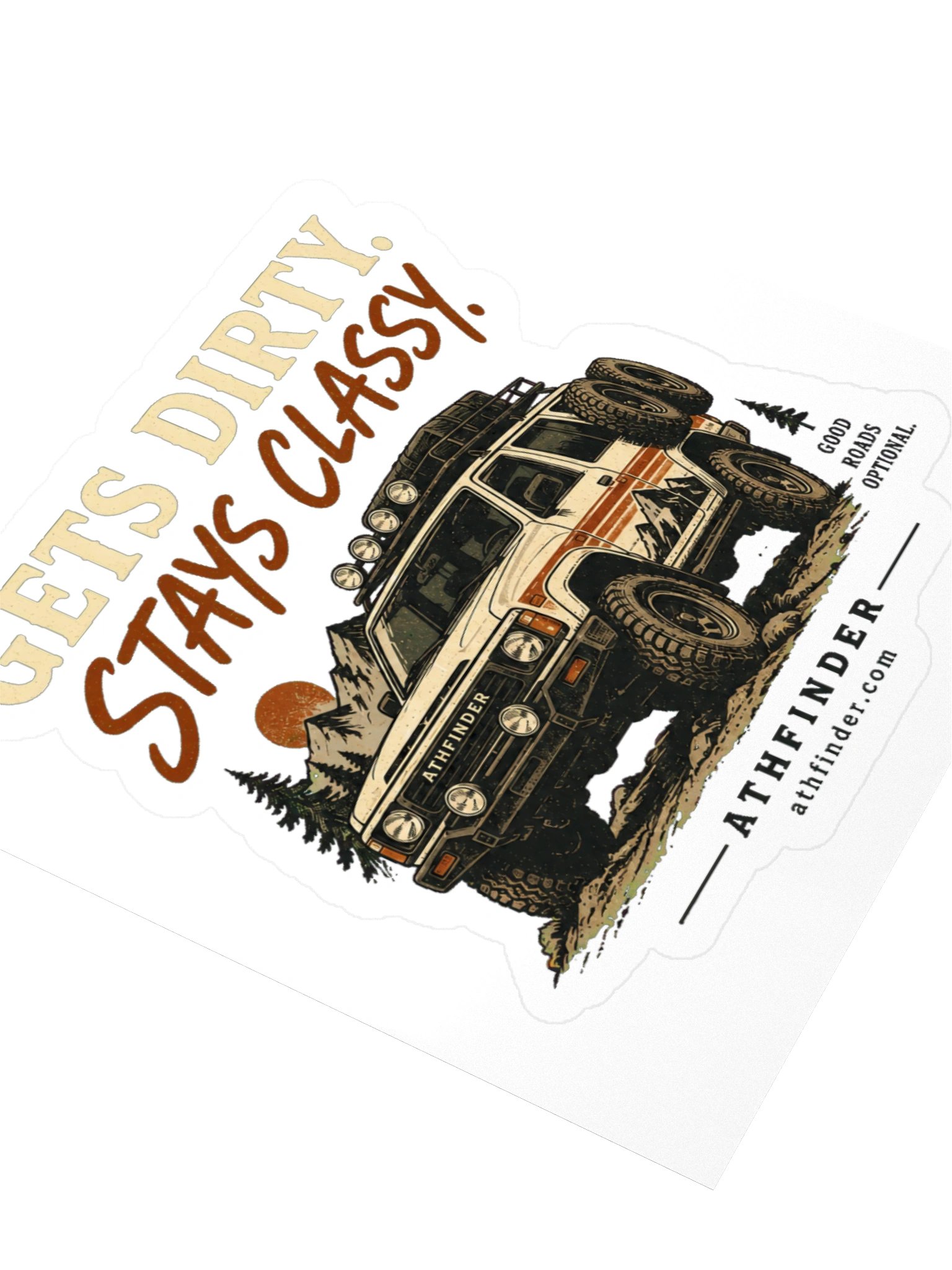 Dirty, yet classy sticker product image (3)