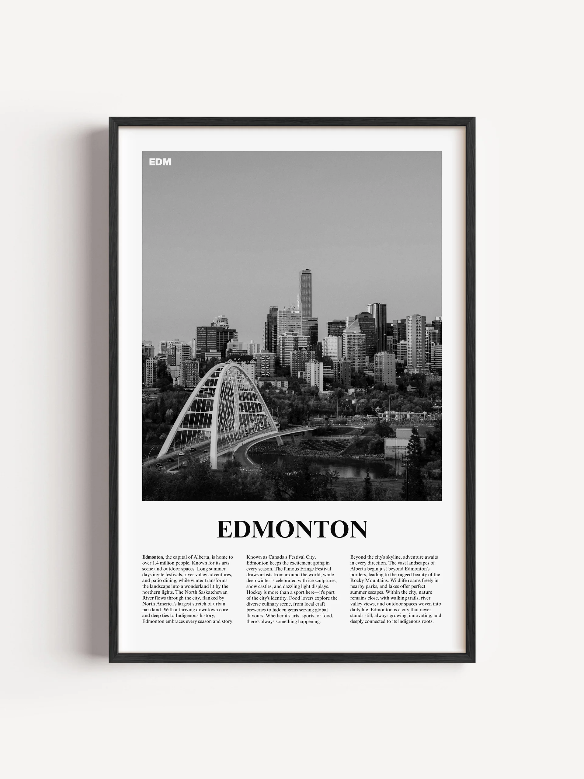Edmonton 02 Newspaper Poster product image (1)
