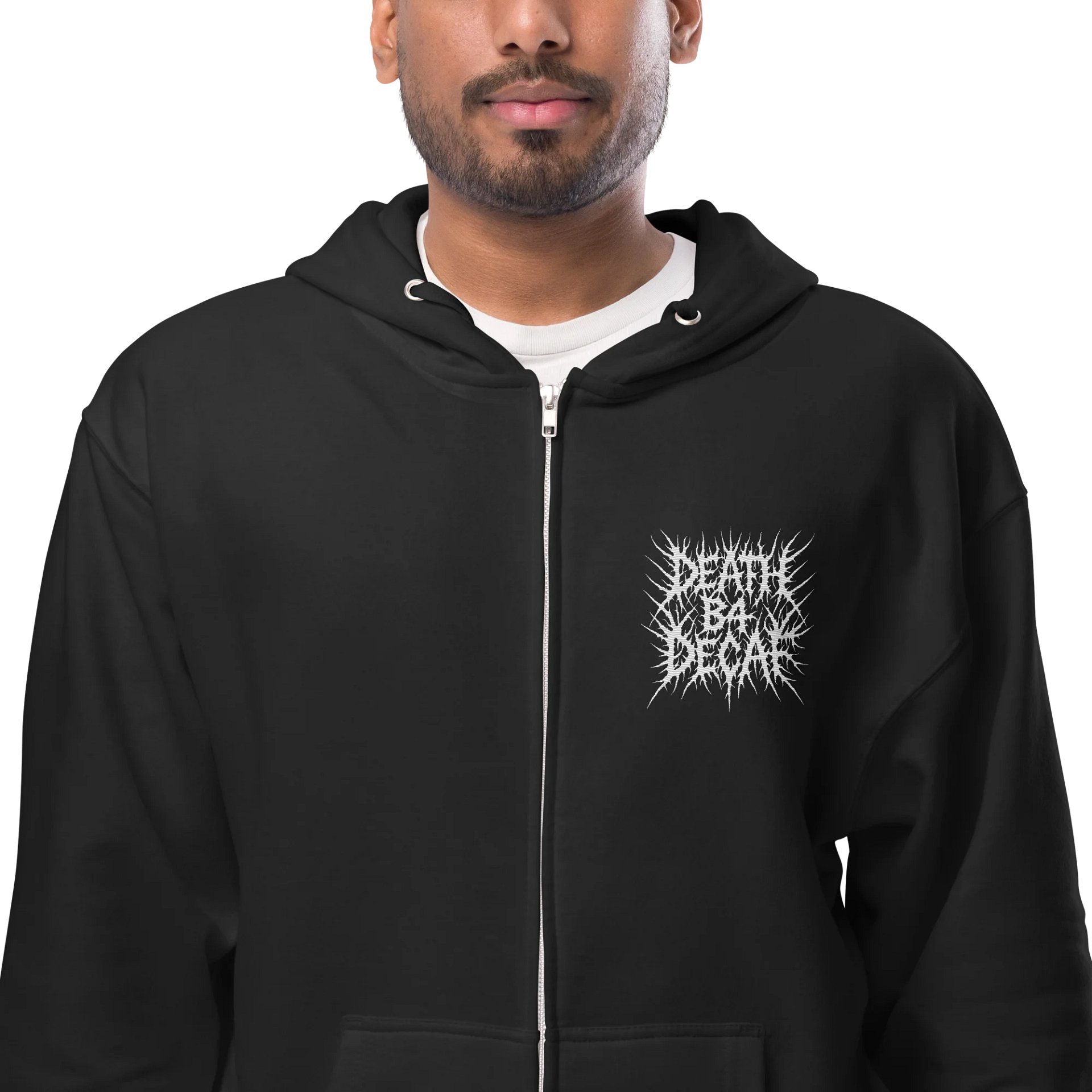 Metal Zip-Up Hoodie product image (1)