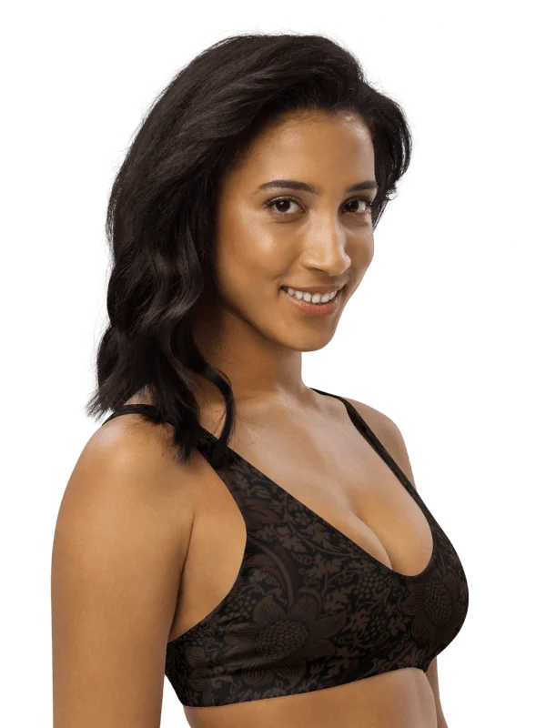 Vintage Floral All-Over Print Bikini Top product image (5)