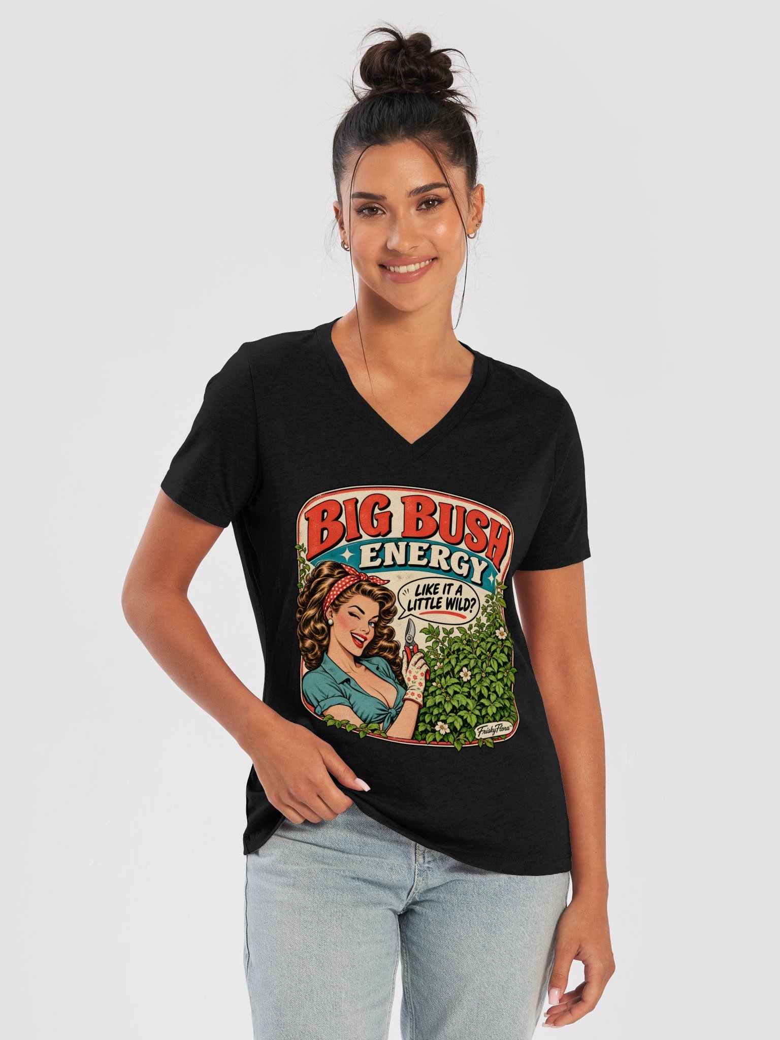 Big Bush Energy V-Neck Tee product image (1)