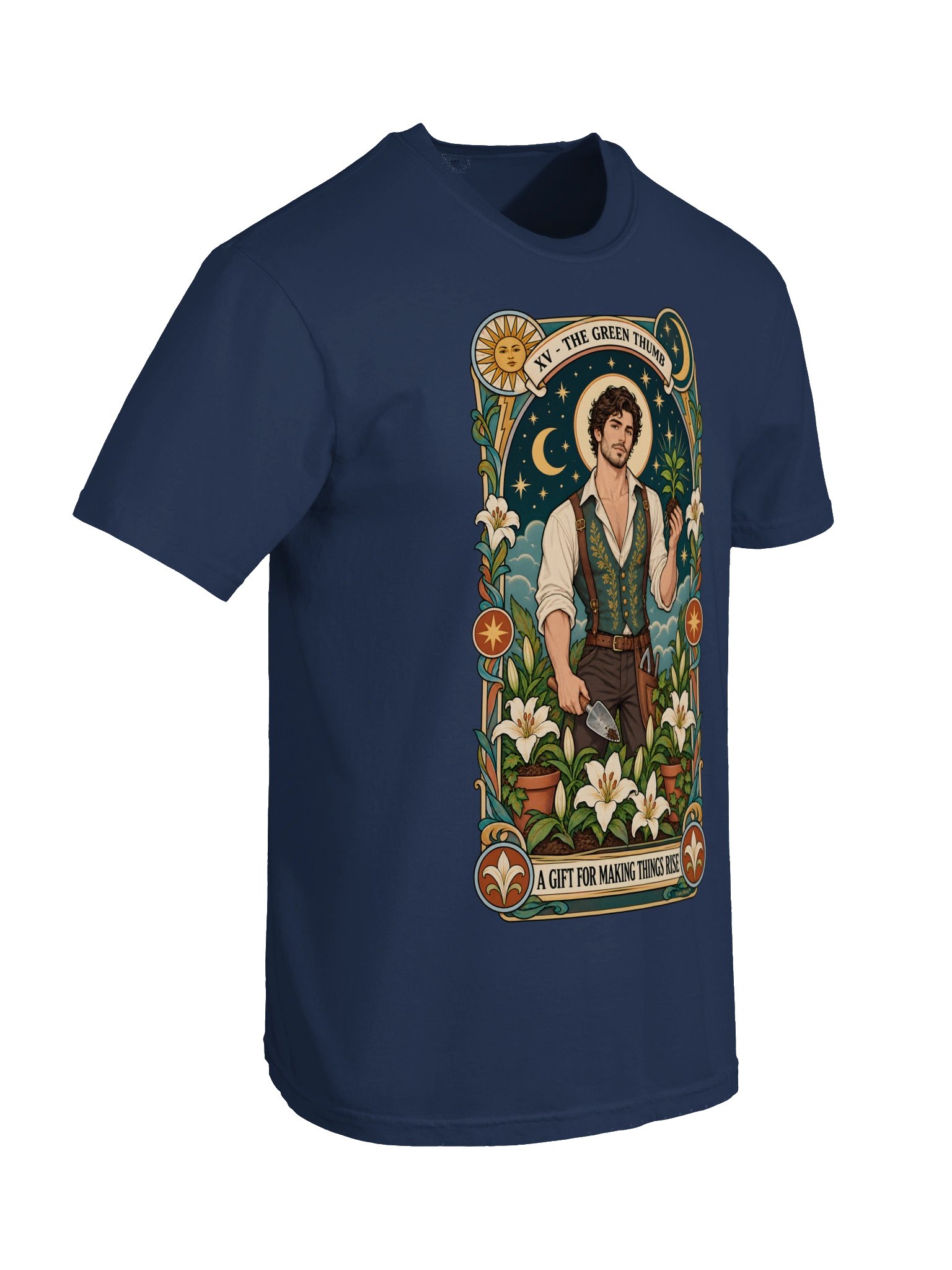 The Green Thumb Botanical Tarot Tee product image (7)