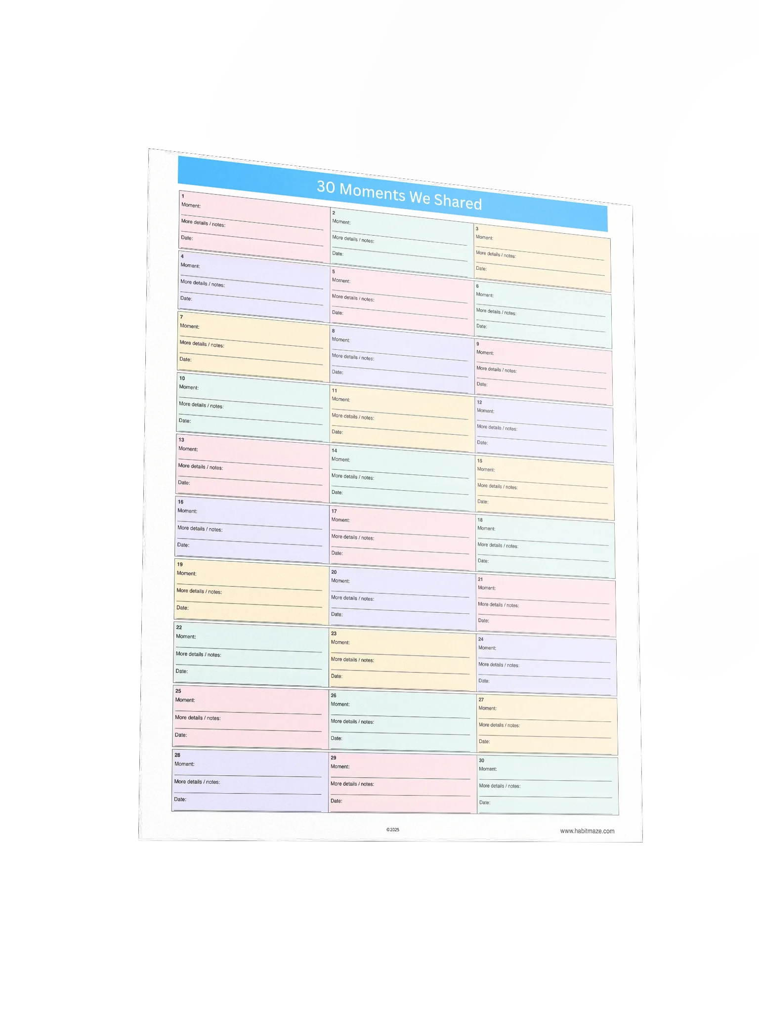 30 Moments We Shared product image (4)