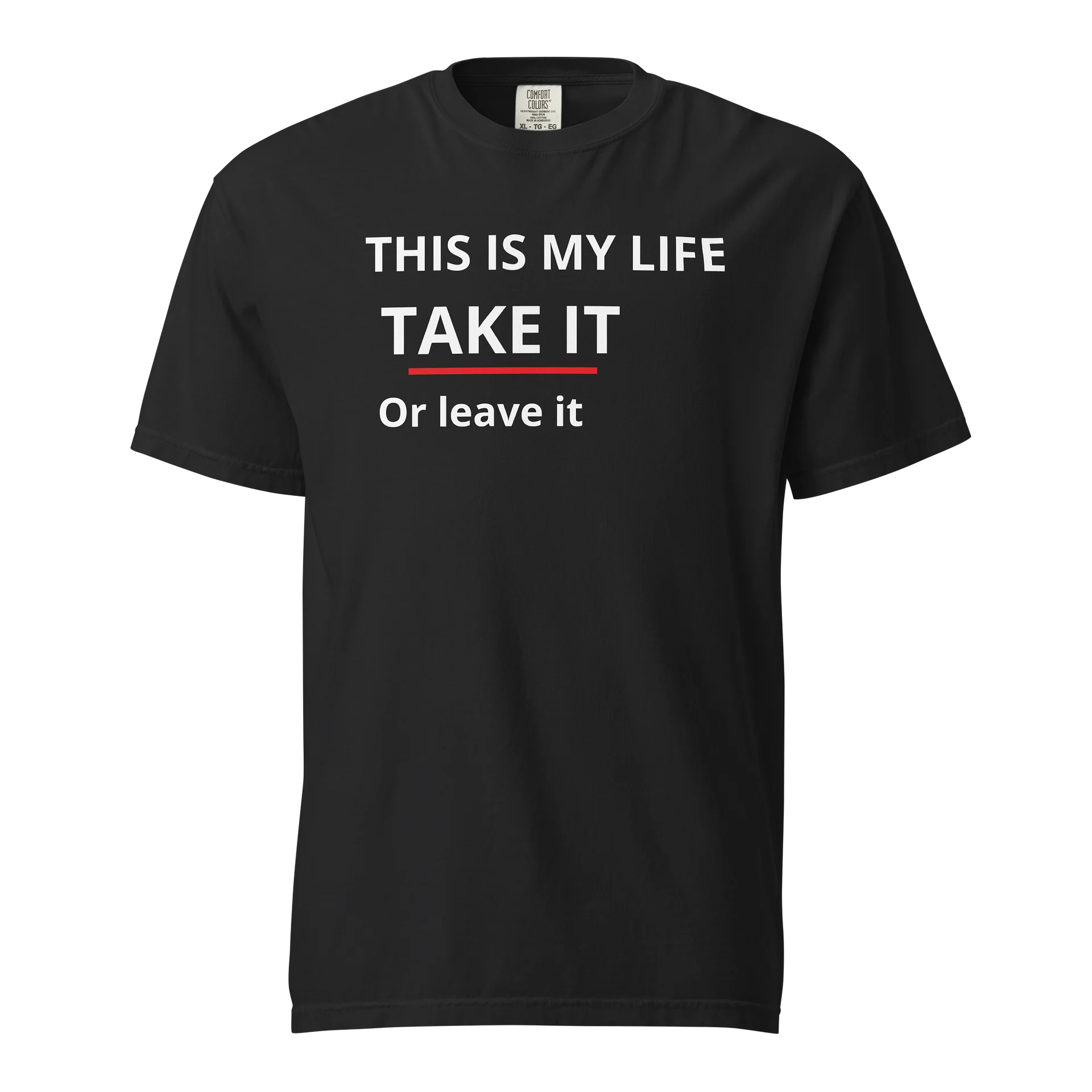 “Take It or Leave It” Tee – Unapologetic Life Statement product image (1)