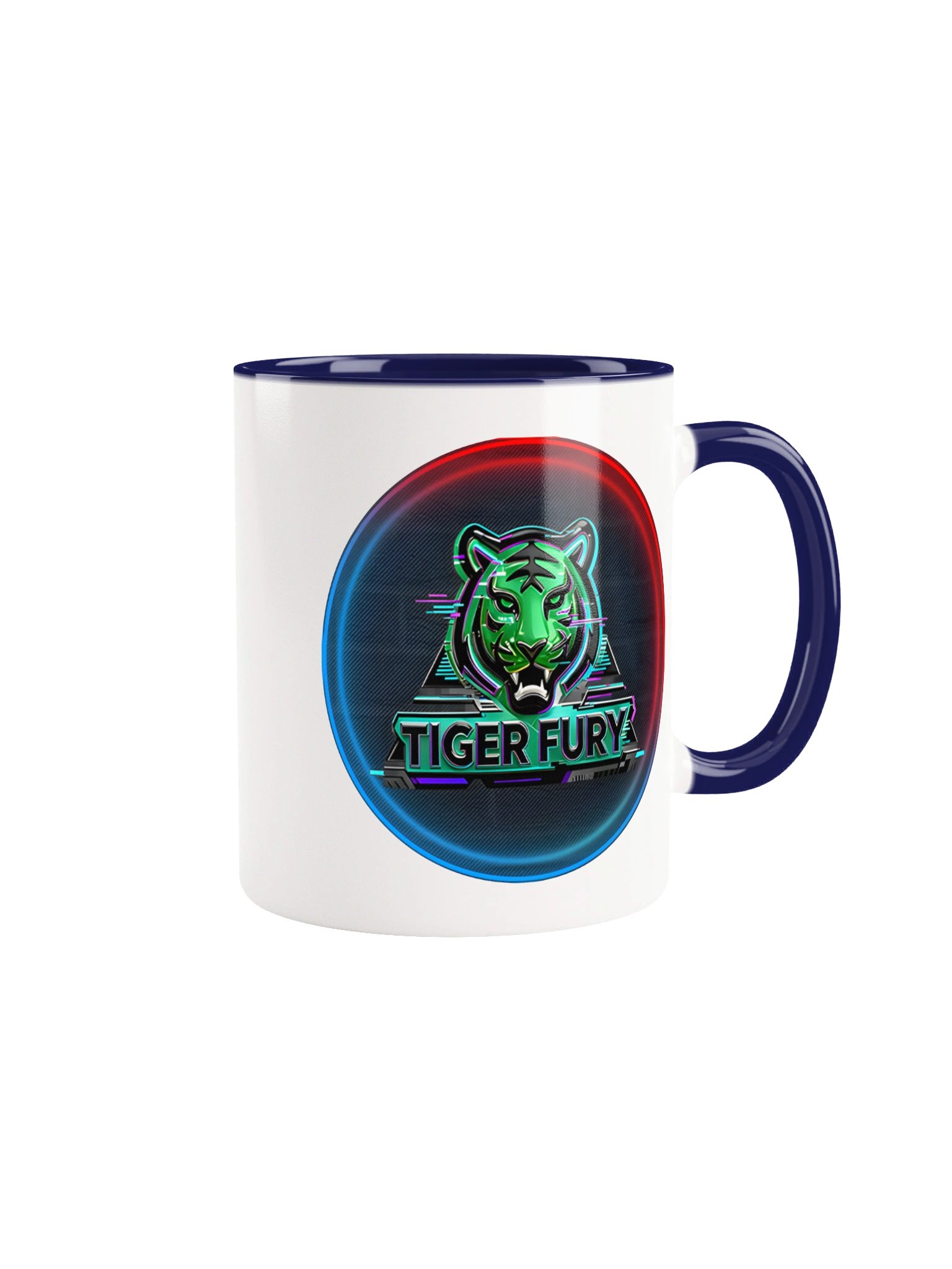 Tiger Fury Neon Logo Mug product image (2)