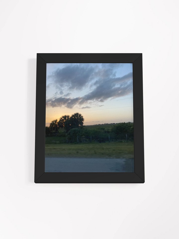 Sunset Silhouette Framed Poster product image (1)