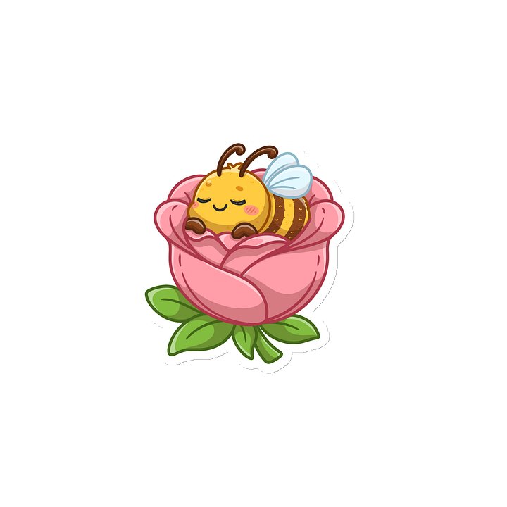 Sleeping Bee Die-Cut Magnets product image (2)