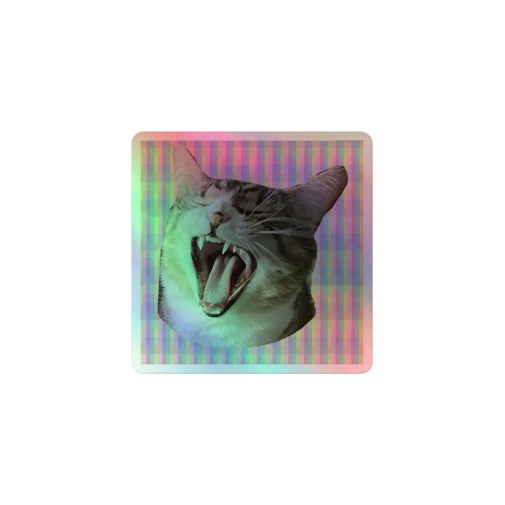 Yawning Vivy Holographic Sticker Set product image (1)