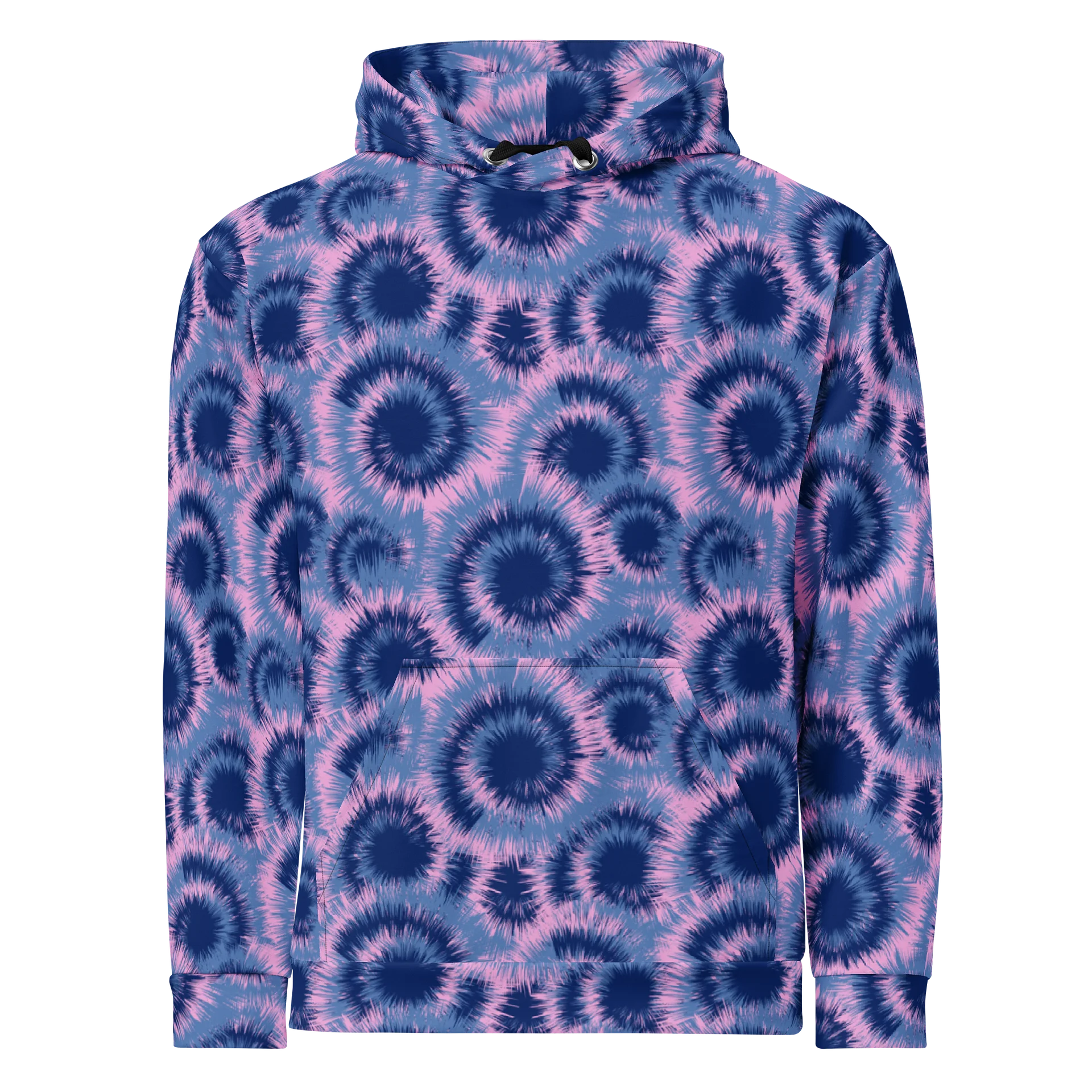 Comfortable Cotton Hoodie with Colorful Tie Dye Graphic product image (1)