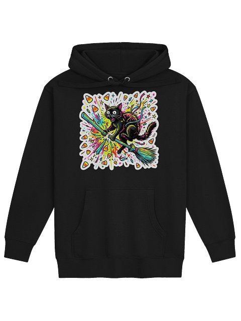 Broom Crash Cat Hoodie