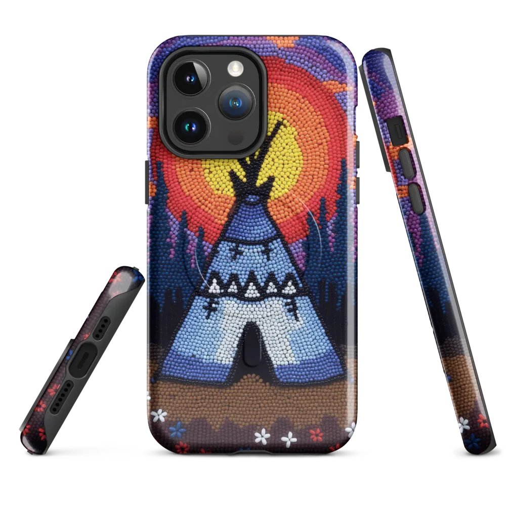 Sunrise Teepee Faux-Beaded iPhone® Case product image (4)