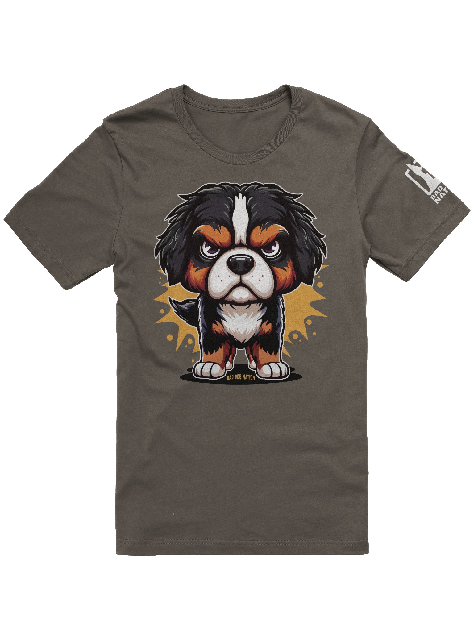 Bernese Mountain Dog Angry Pup - Premium Unisex T-shirt product image (2)