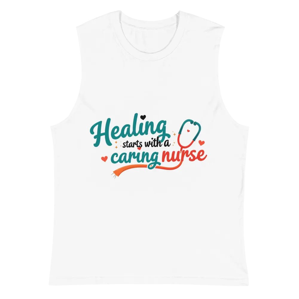 Caring Nurse Heart Muscle Tank product image (2)