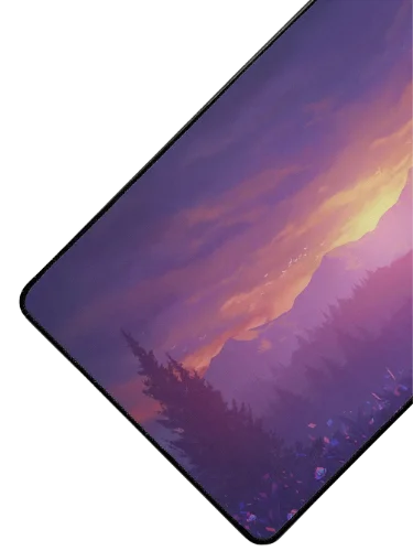 Sunset Desk Mat (Black Edge) product image (2)