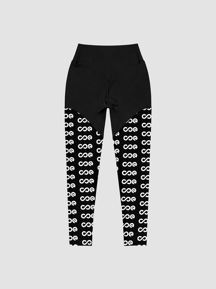 COE Premium Sports Leggings Black & White product image (2)