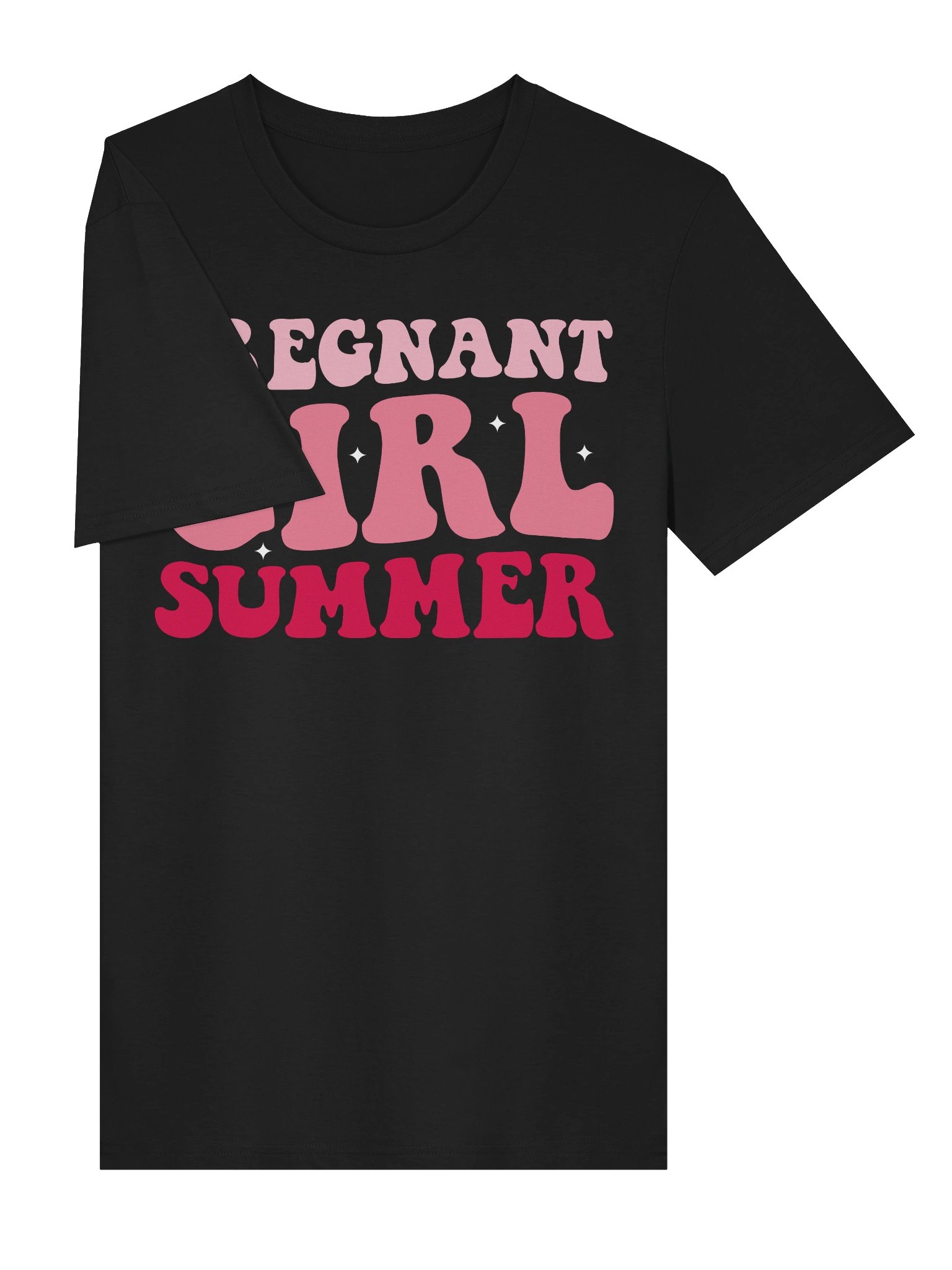Funny Pregnancy Reveal Pregnant Girl Summer Baby Shower T-shirt product image (3)