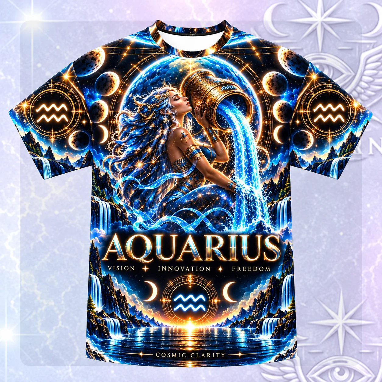Aquarius Zodiac T-shirt product image (1)