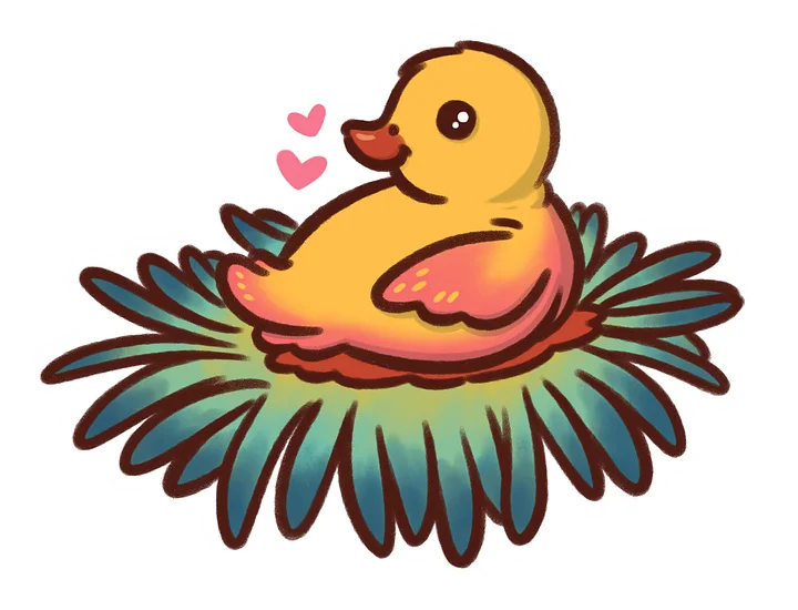 sticker : flower chick product image (1)