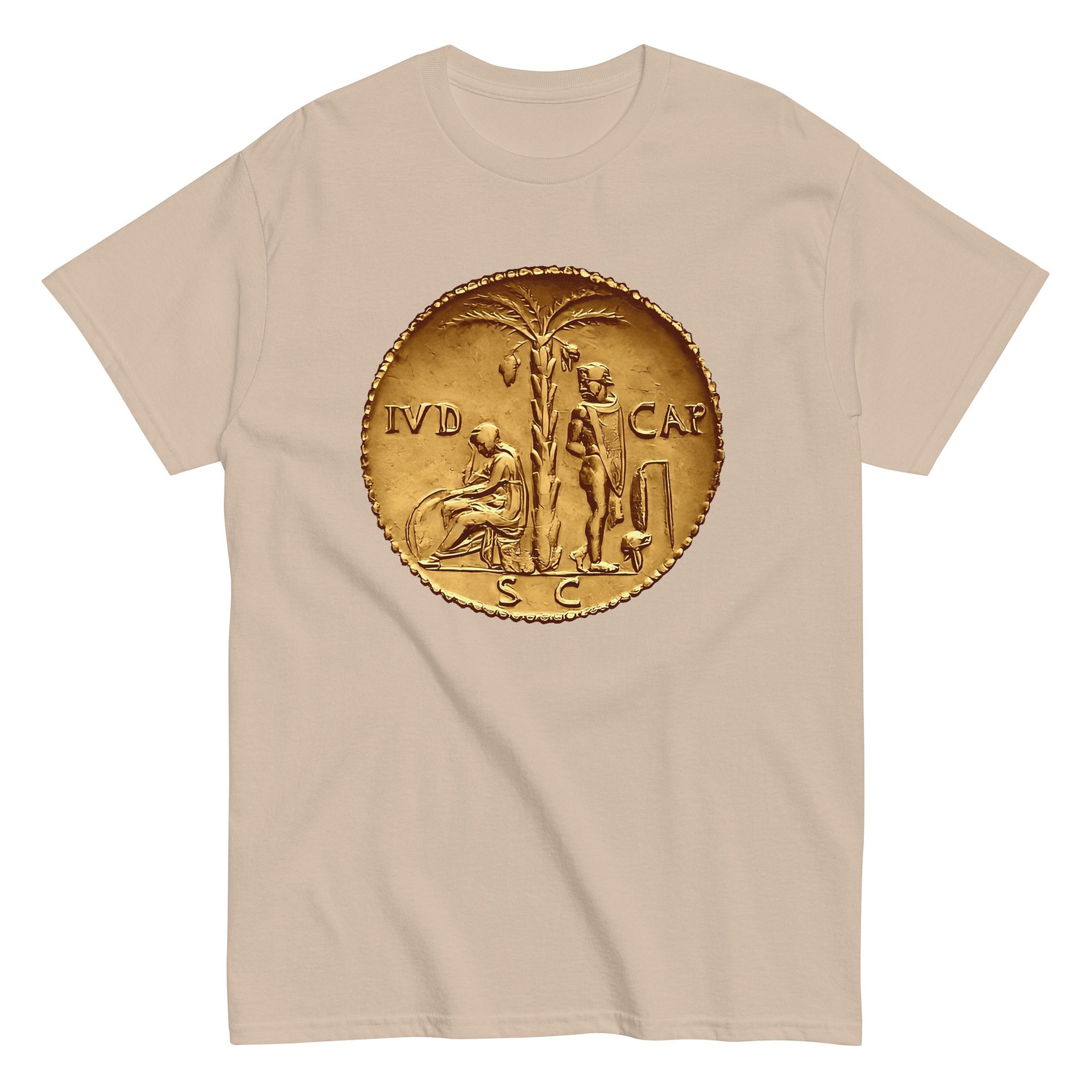 IVDAEA CAPTA Judaea Israel Roman Conquest Authentic Art AD 71, T-Shirt product image (1)