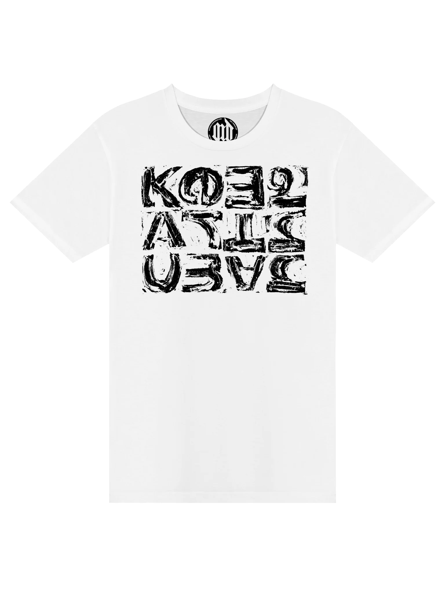 Keep Art Human - Mono Blocks Black Tee product image (1)