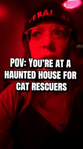 Animal welfare is scary enough; don’t make it scarier.

#animalwelfare #catrescue #pov #hauntedhouse #spayandneuter