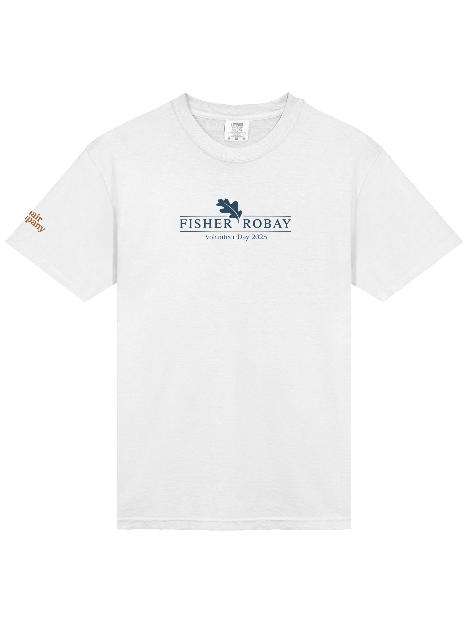 Fisher Robay “Volunteer Day 2025” Corporate Tee product image (3)