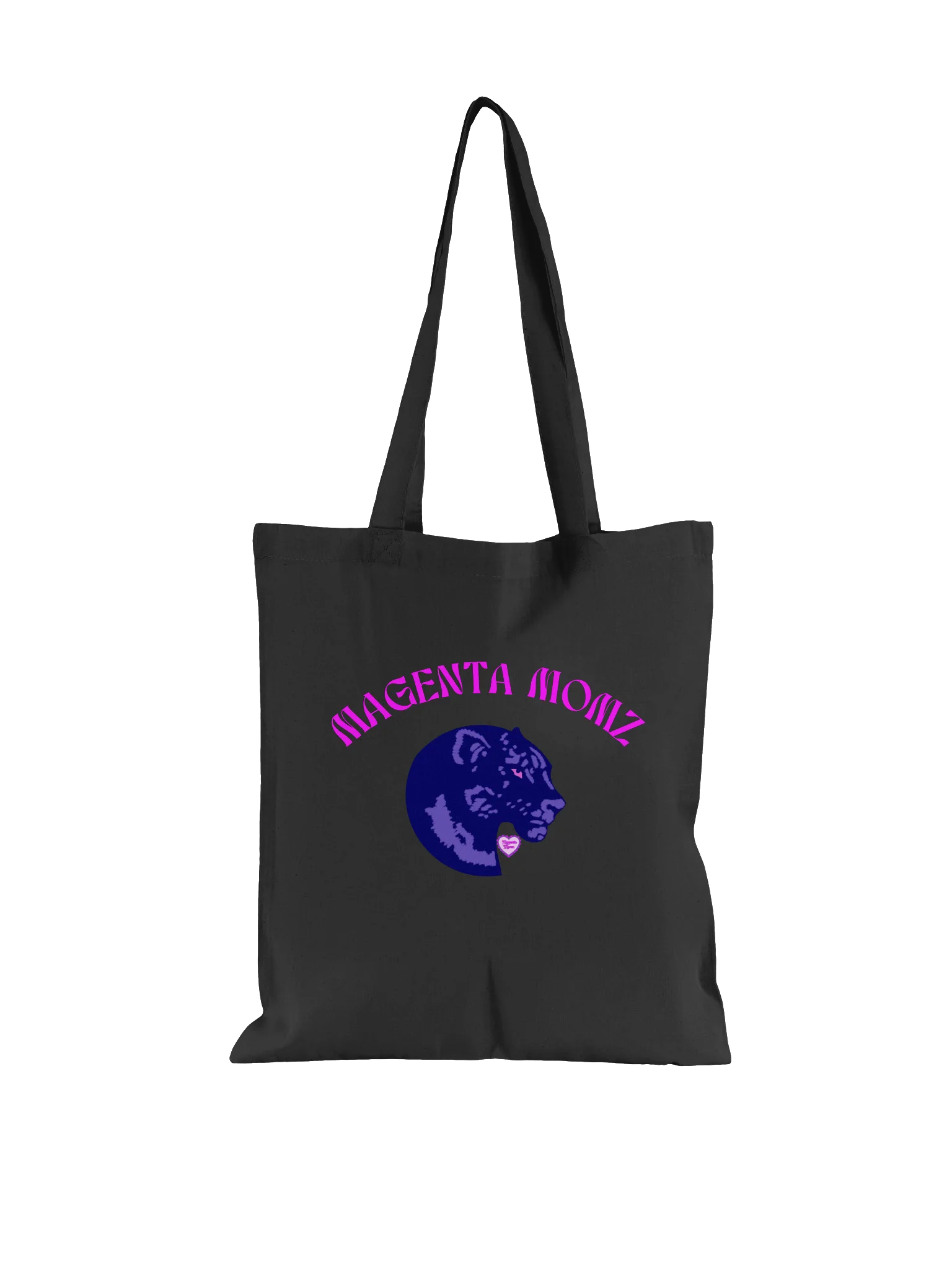 MAGENTA MOMZ PANTHER HEAD TOTE product image (1)