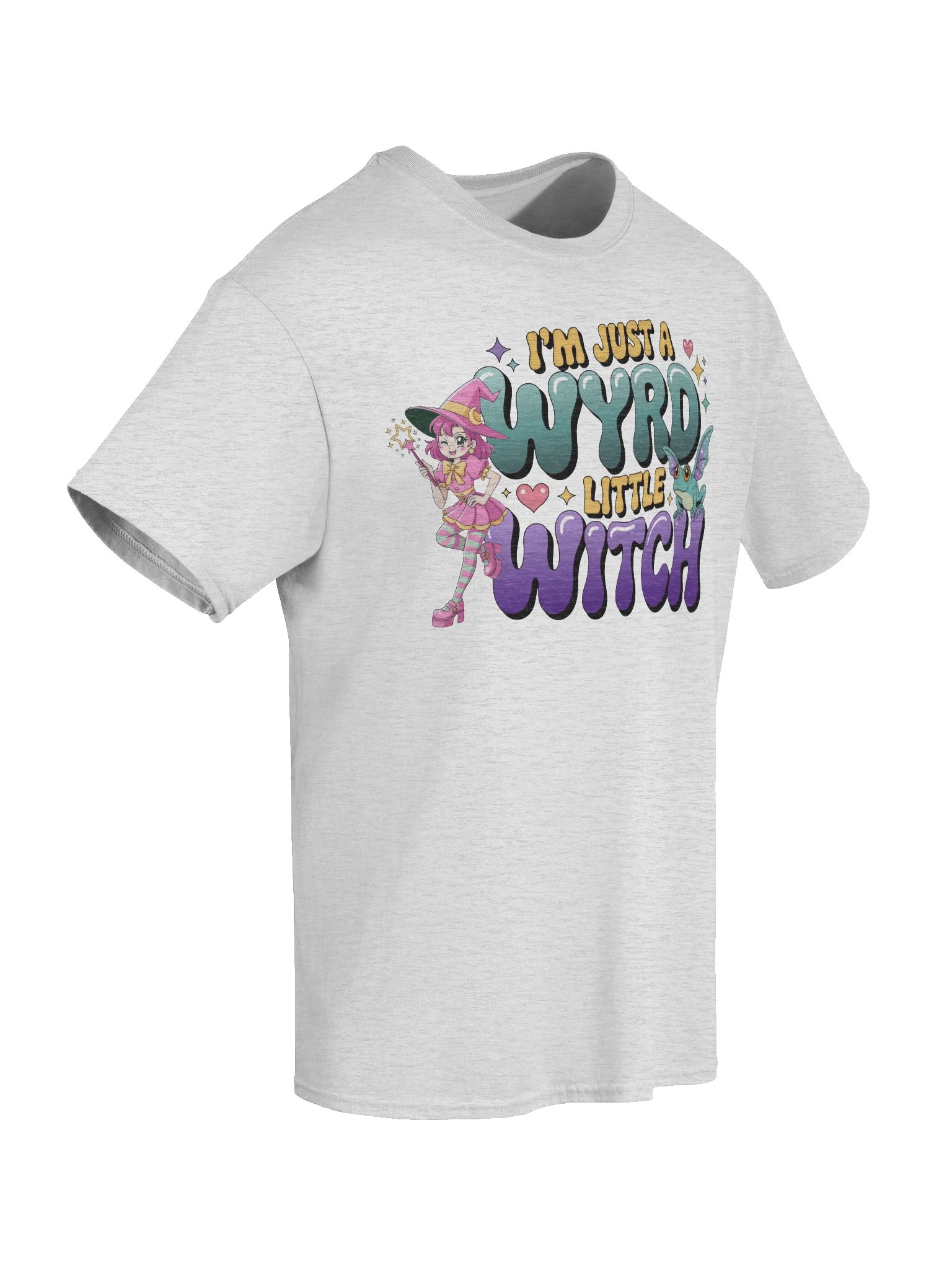 I’m Just a Wyrd Little Witch Unisex Heavyweight Graphic T-shirt product image (2)