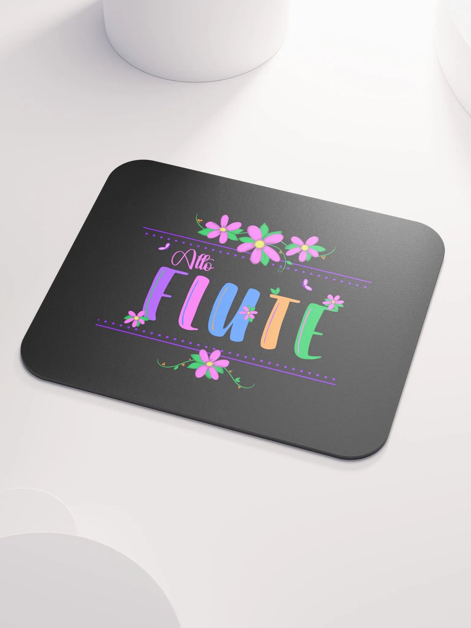 Floral Flute Alto Mouse Pad product image (3)
