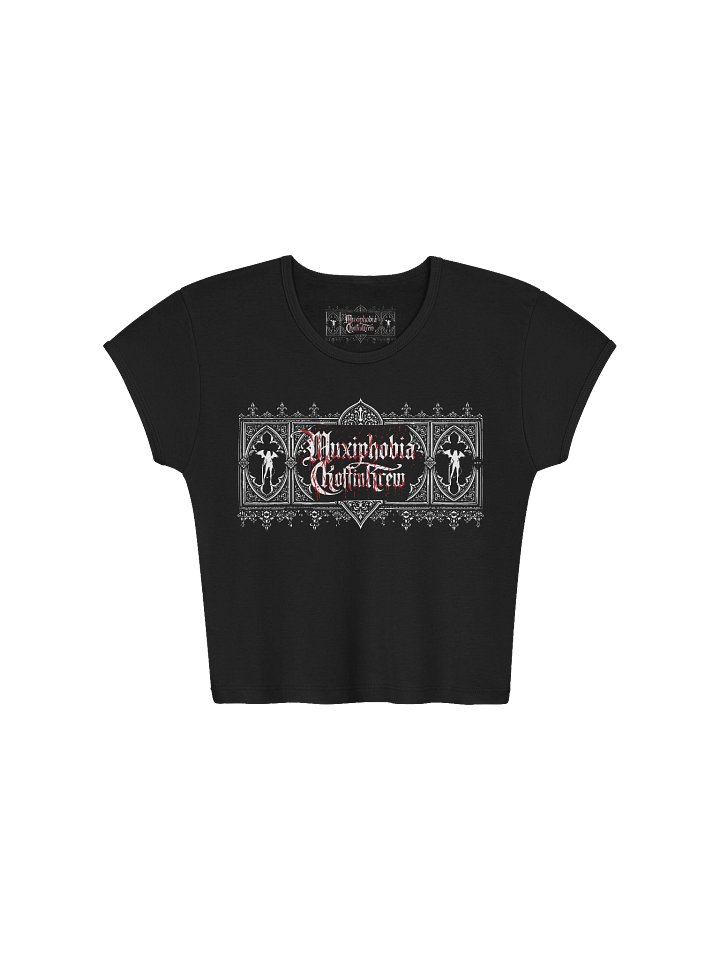 MuxiPhobia Womens Baby Ribbed Crop Top Tee product image (1)