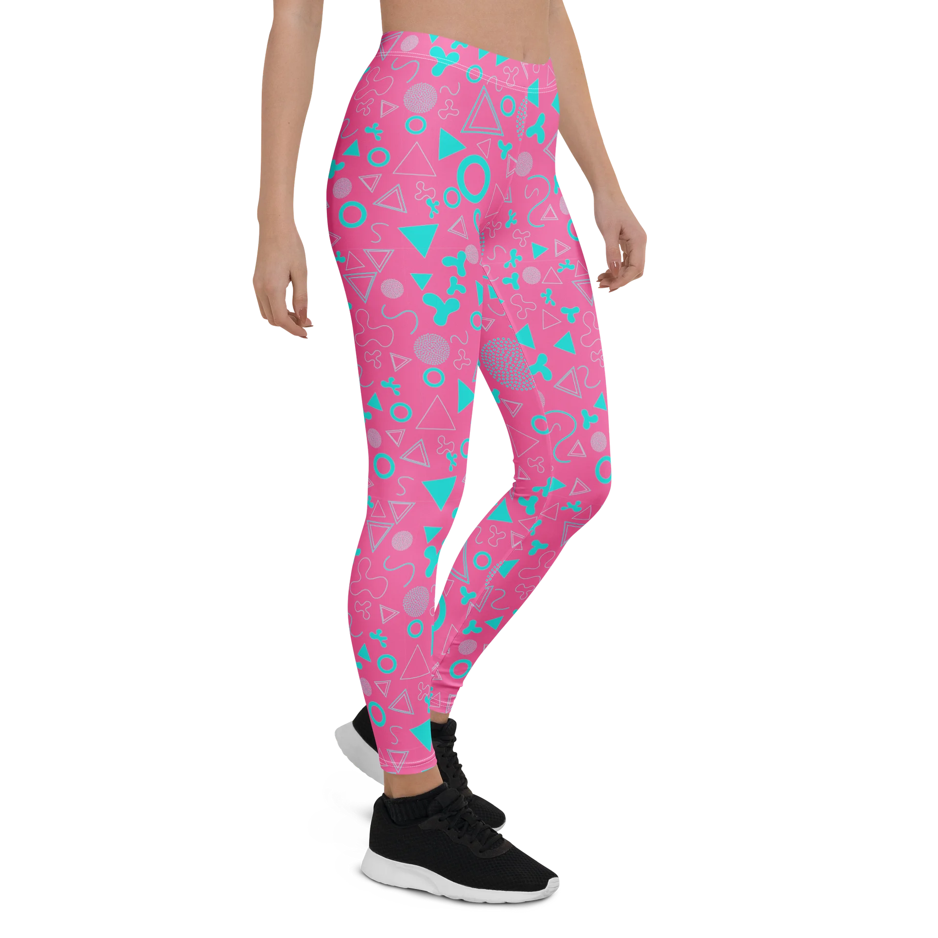 Fashion-Forward Vibrant Geometry Leggings for Daily Wear product image (5)