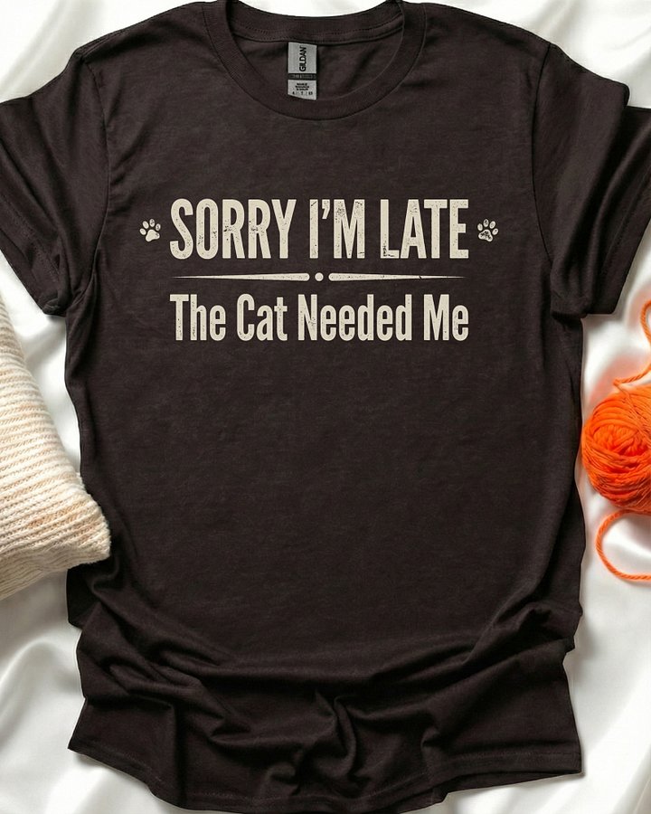 I’m Late Cat T-Shirt product image (2)