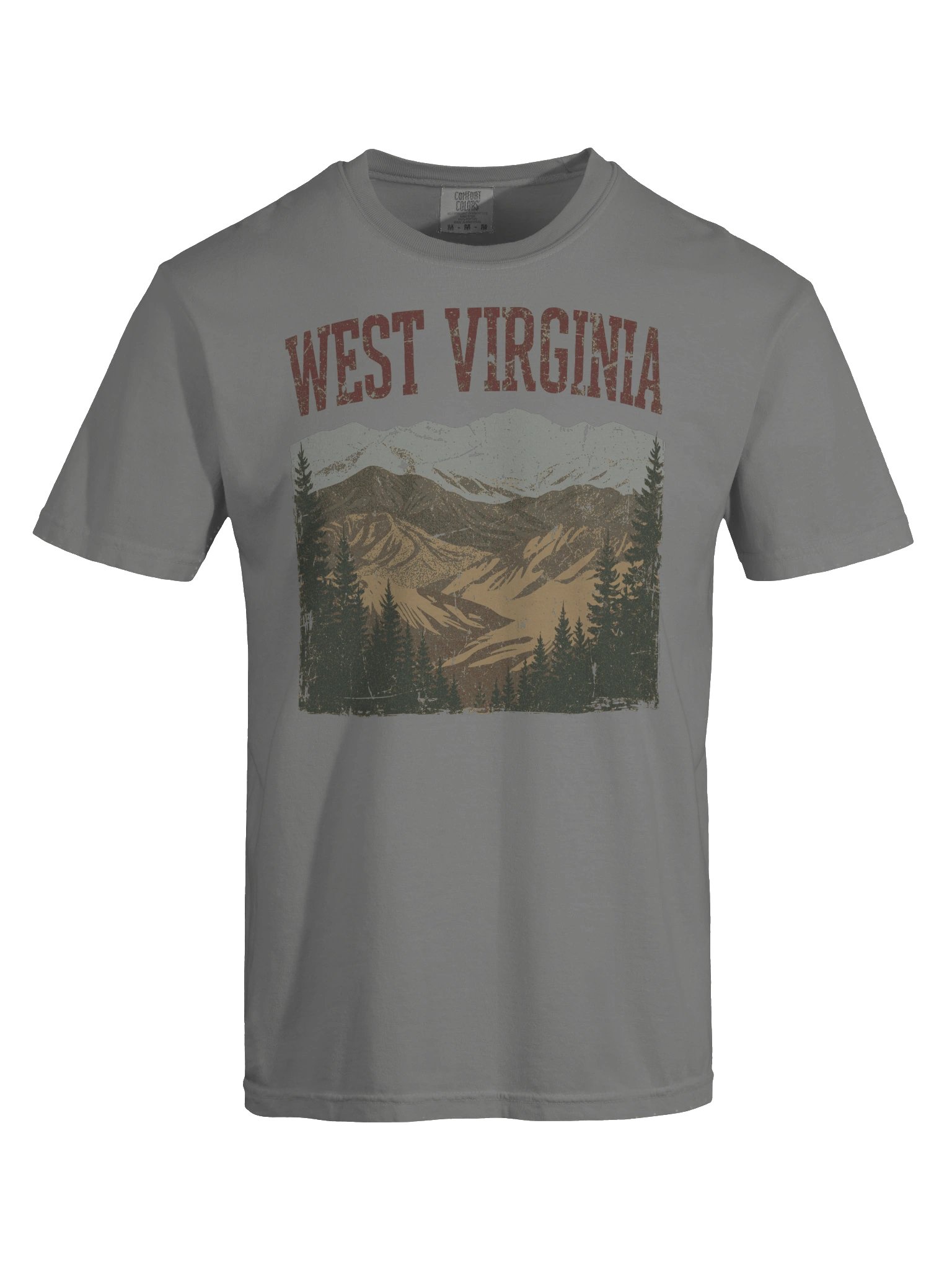 West Virginia Mountain T-Shirt | Vintage Appalachian State Pride Tee product image (13)