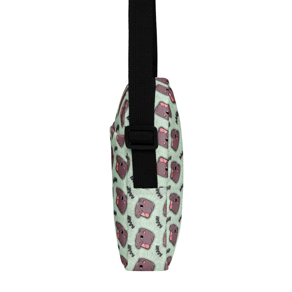 MOODENG'S GREEN AAAH! UTILITY CROSSBODY BAG! product image (7)