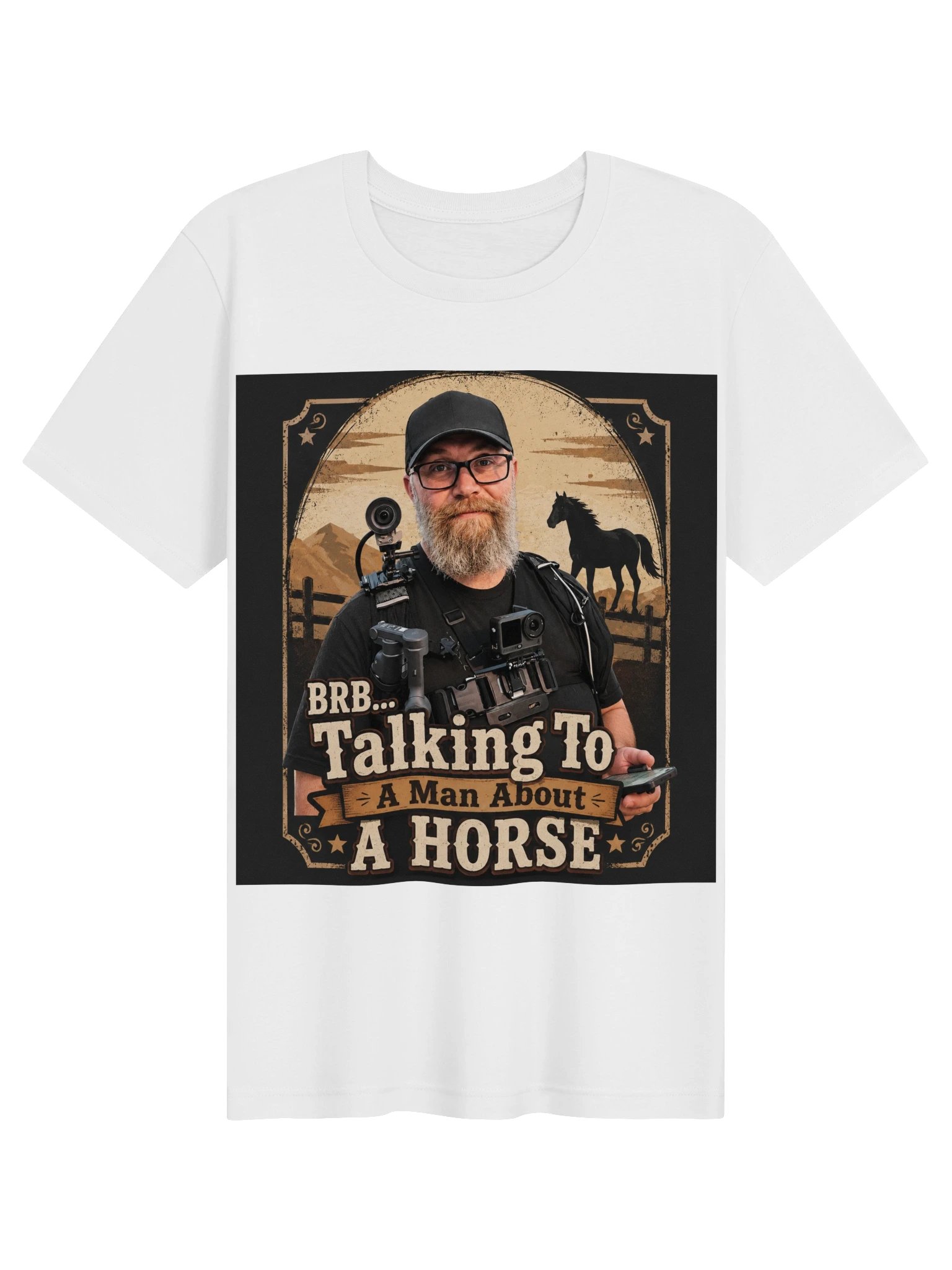 BRB... Talking To A Man About A Horse T-Shirt product image (1)