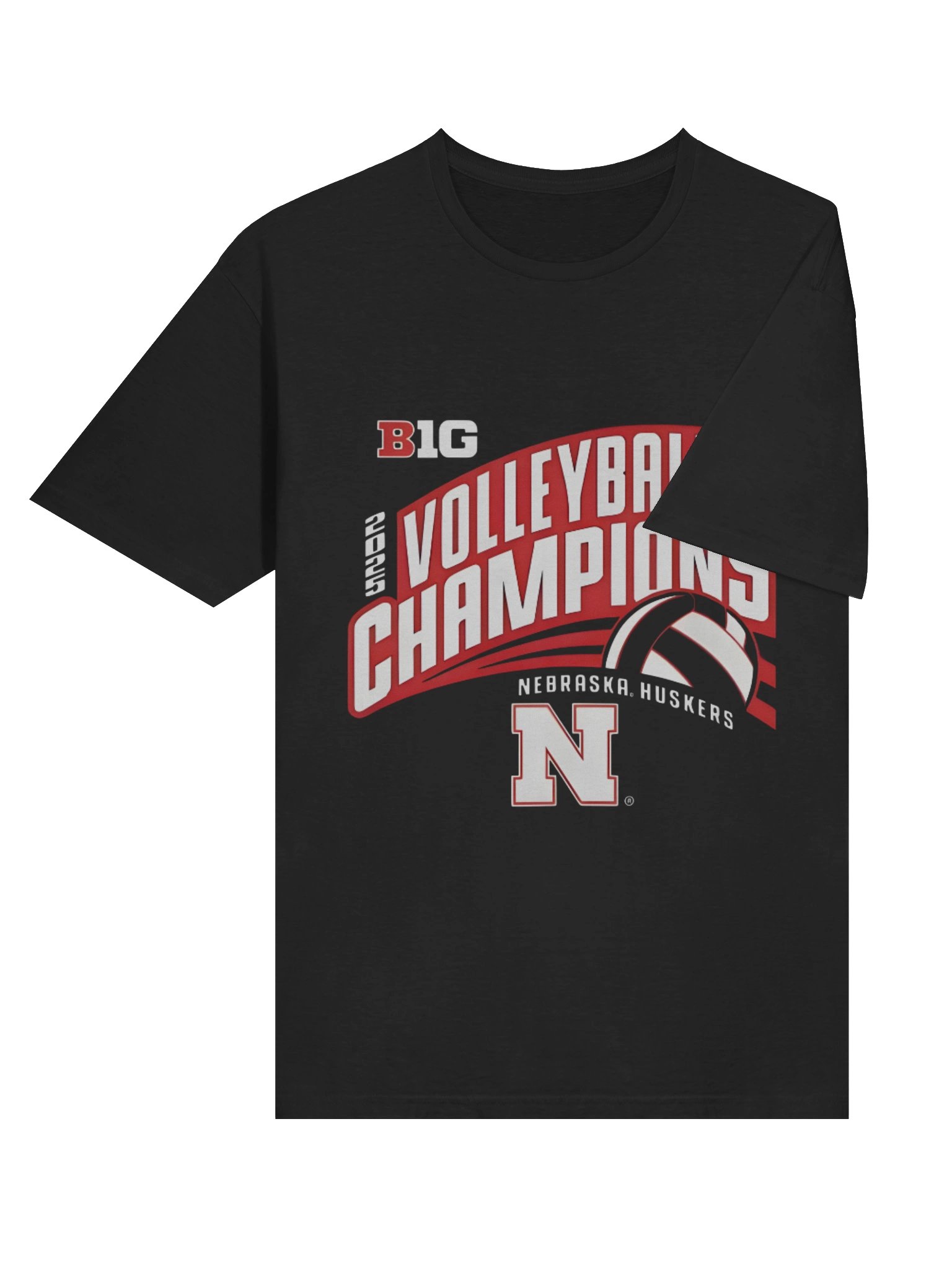 Nebraska Huskers Volleyball Champions 2025 NCAA Shirt product image (4)