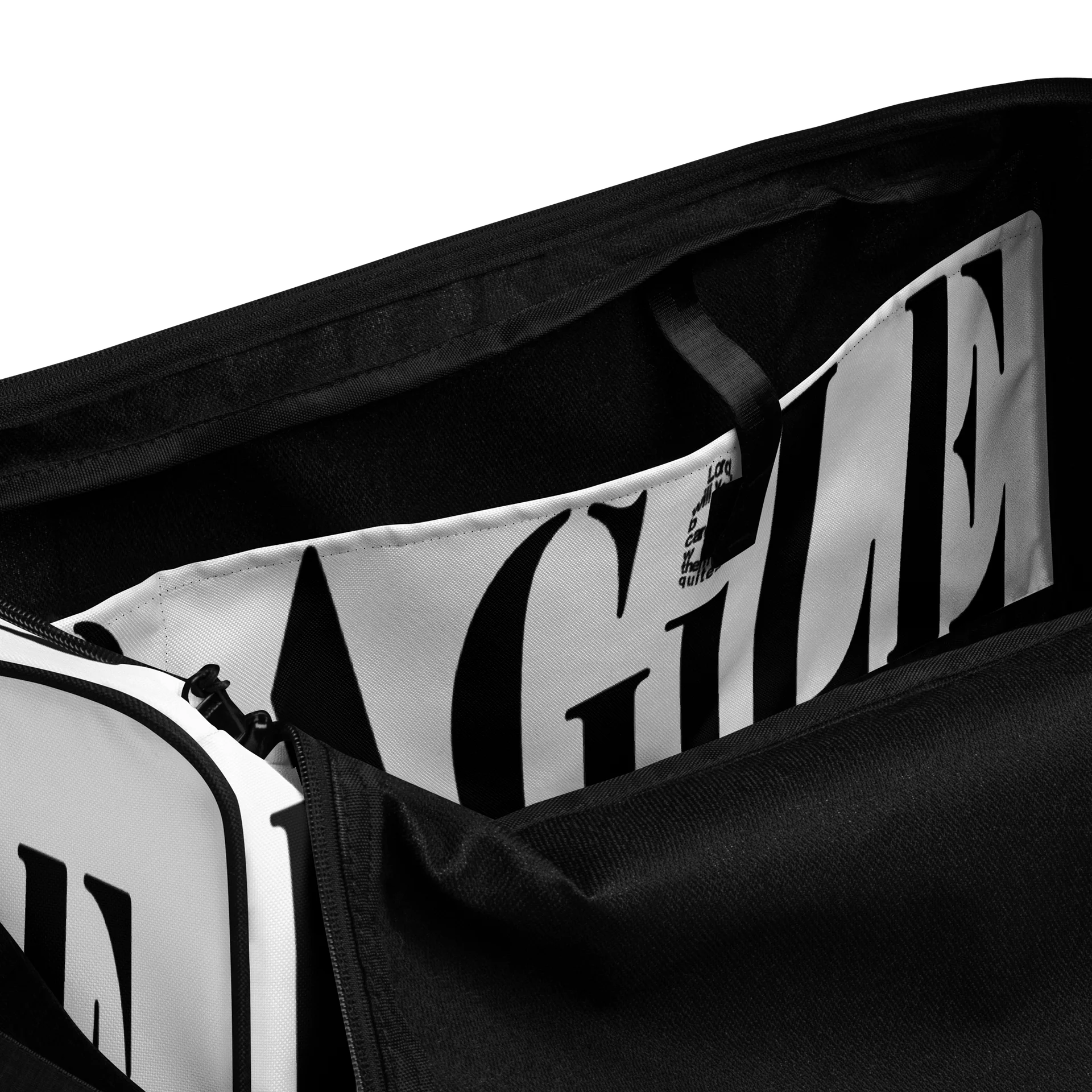 FRAGiLE White Duffel Bag product image (6)