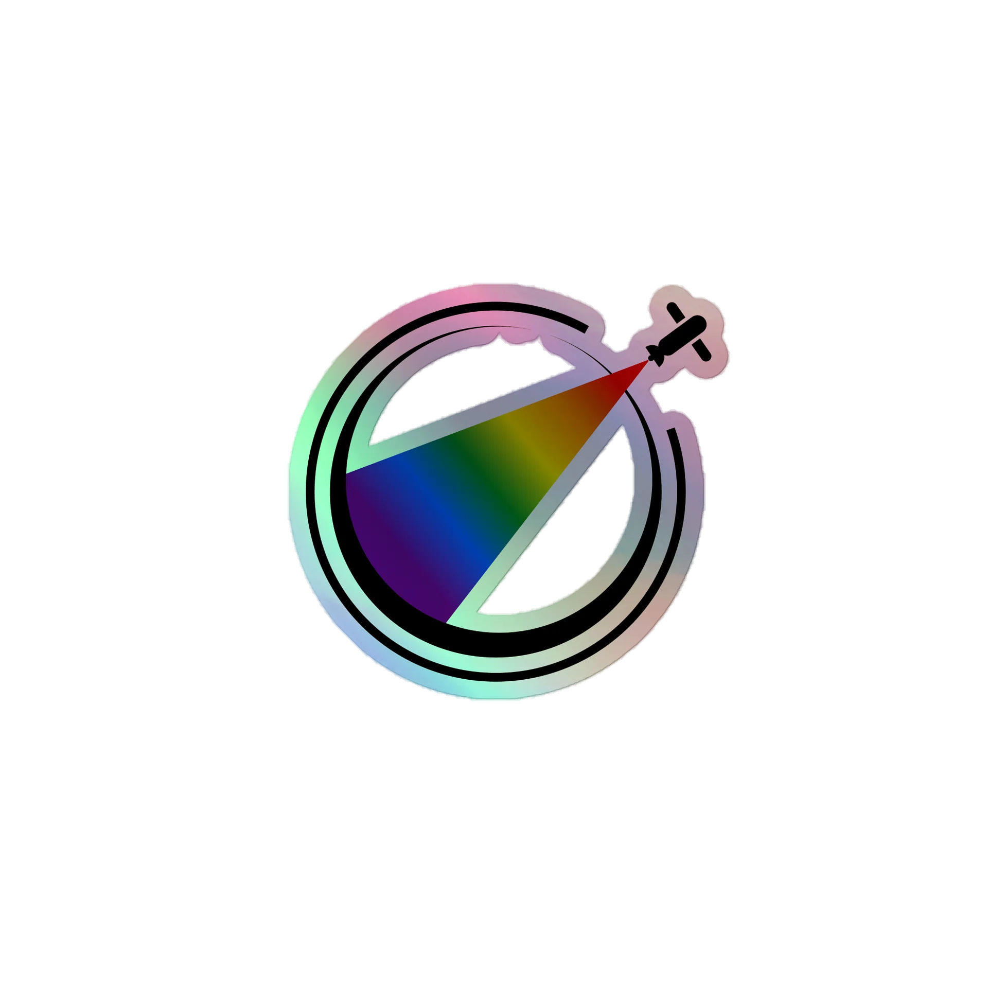 SpaceFromSpace Icon Holographic Sticker product image (1)