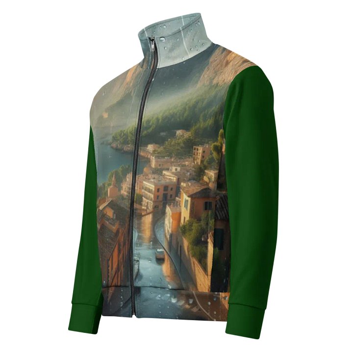 Shadow Green Unisex Track Jacket | Ai Design product image (1)