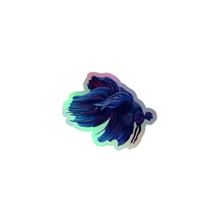 Betta Vibes Holofoil Sticker product image (1)