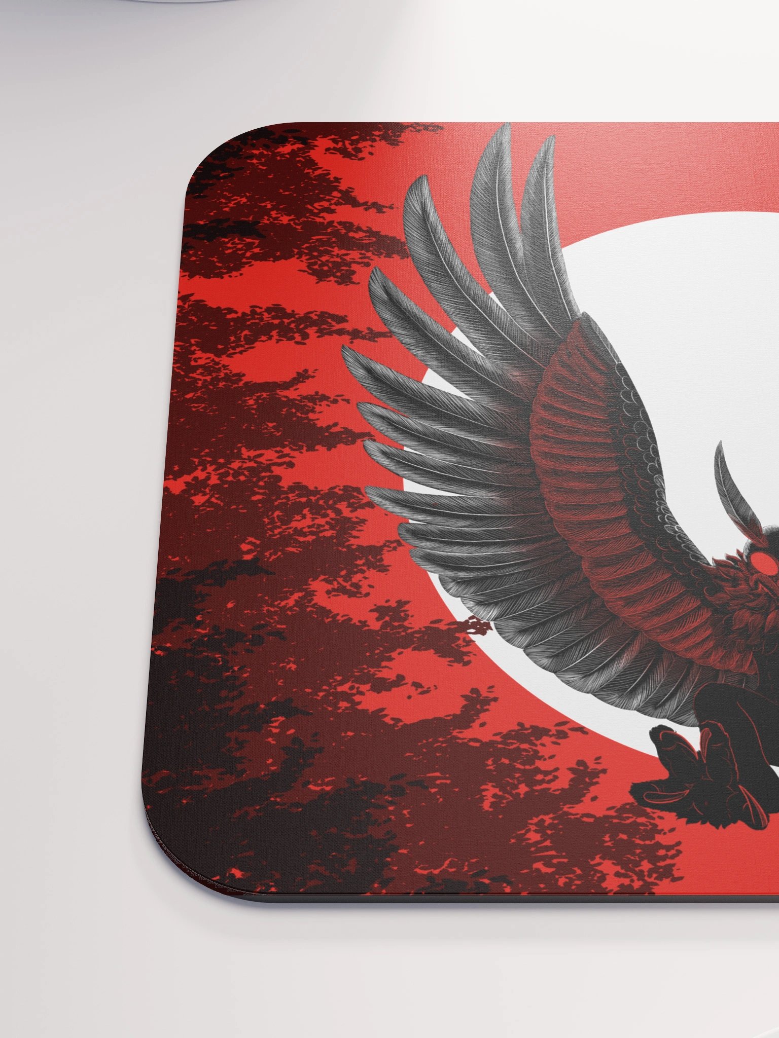 Mothman Moonrise Mouse Pad product image (6)