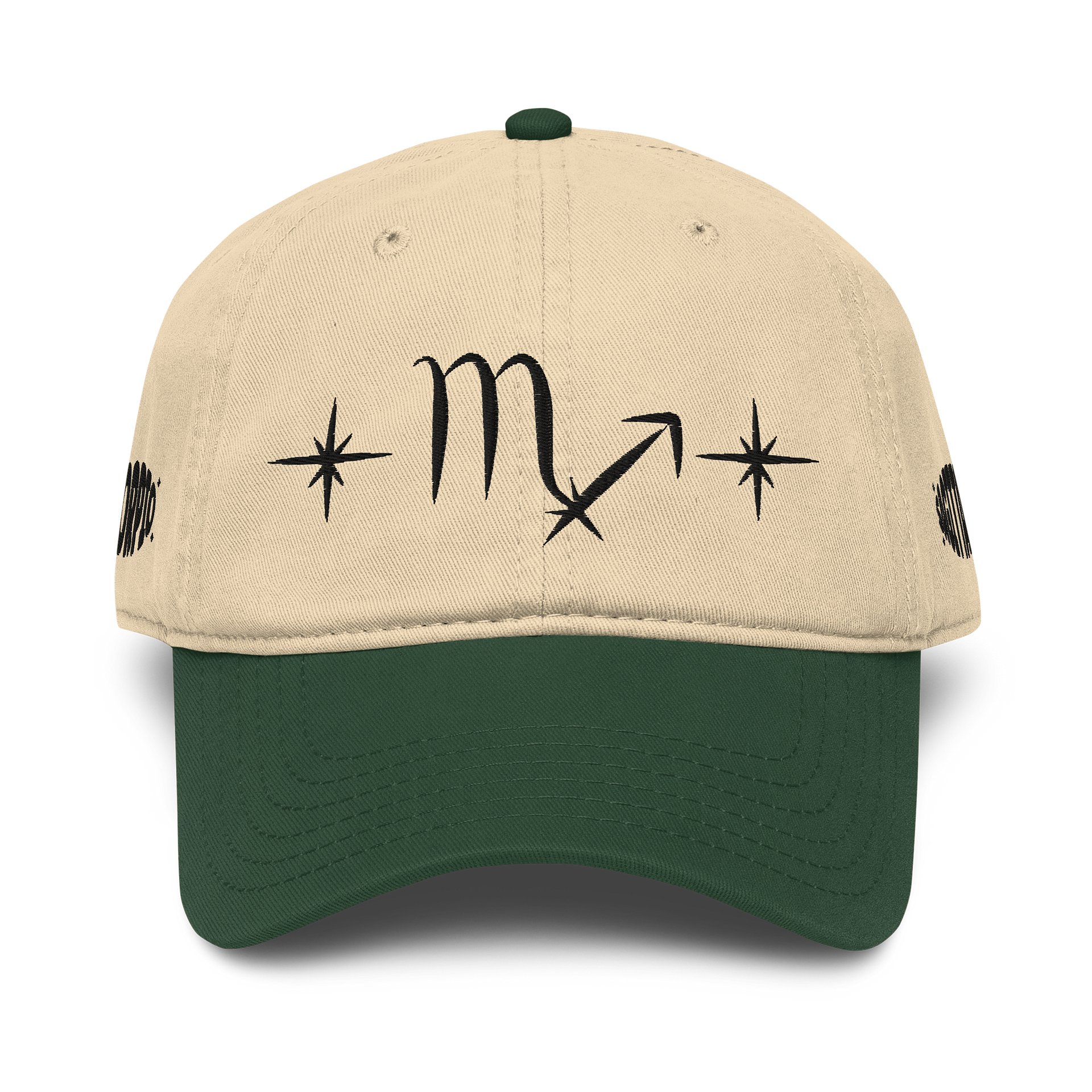 scorpio sagittarius cusp dad hat (black) product image (5)